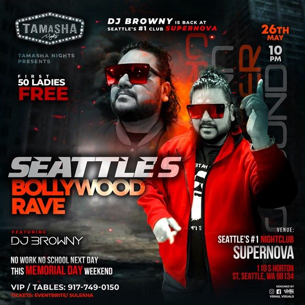 Seattle Bollywood Rave Ft. Dj Browny Nightclub