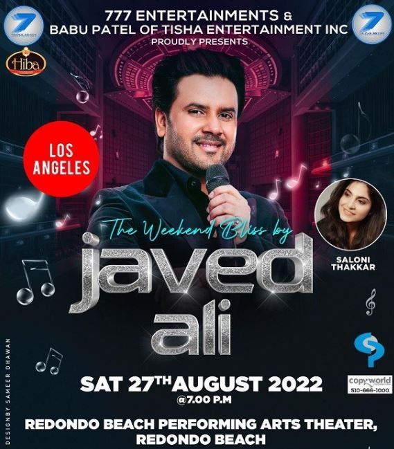 Javed Ali Live In Concert - Los Angeles