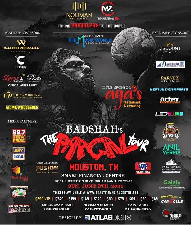 Badshah Paagal Tour | Houston 2024