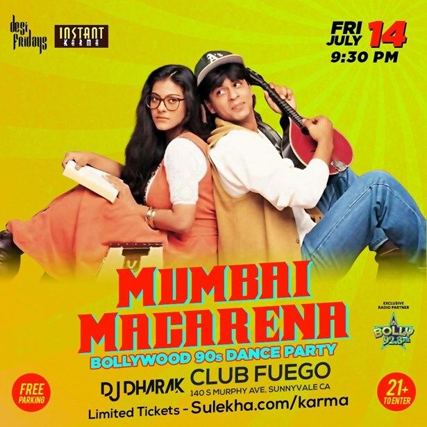 Mumbai Macarena Bollywood 90s Dance Party Featuring Nyc's Dj Dharak