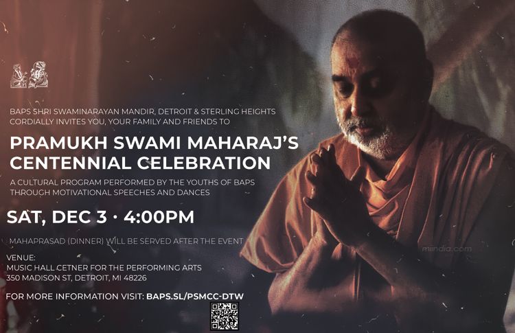 Pramukh Swami Maharaj's Centennial Celebration