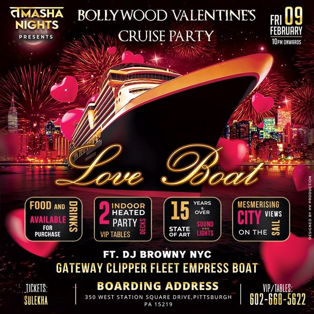 Bollywood Valentines Cruise Party