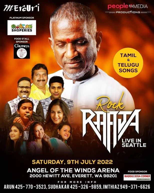 Rock With Raaja A concert by Maestro Ilaiyaraaja Live In Seattle
