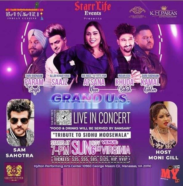 Afsana Khan Live In Hylton Performing Arts Center 2023