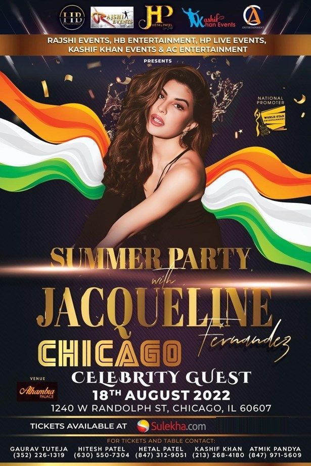 Chicago Summer Party With Jacqueline Fernandez