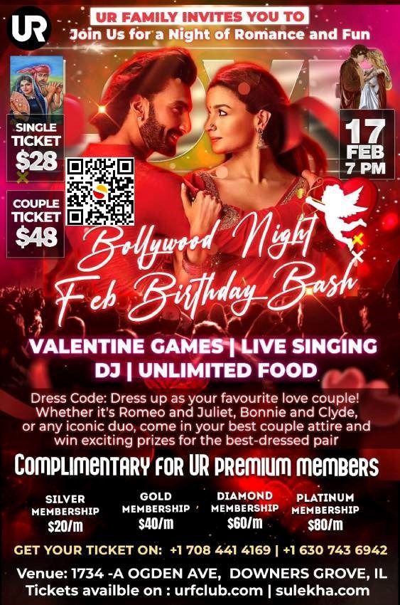 Valentine Bollywood Night