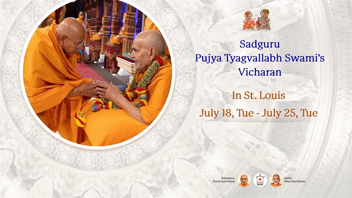Sadguru Pujya Tyagvallah Swami's Vicharan