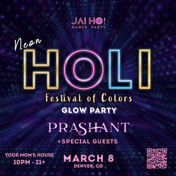 Neon Holi Festival Of Colors : Glow Party