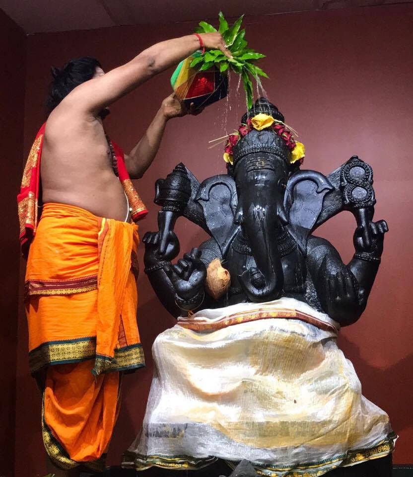 Sri Ganesha Abhishekam Pooja For Sri Krishna