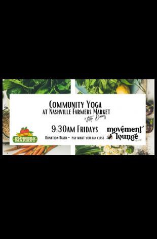 Community Yoga At The Nashville Farmers Market