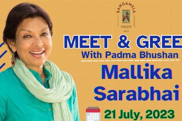 Meet & Greet With Padma Bhushan Mallika Sarabhai