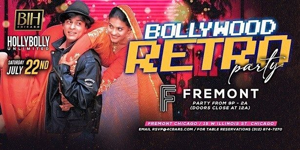 Bollywood Retro Party Back In The 90s On July 22nd Chicago
