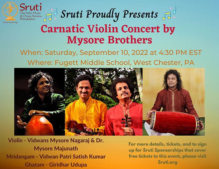 Grand Carnatic Violin Concert By Mysore Brothers Nagaraj