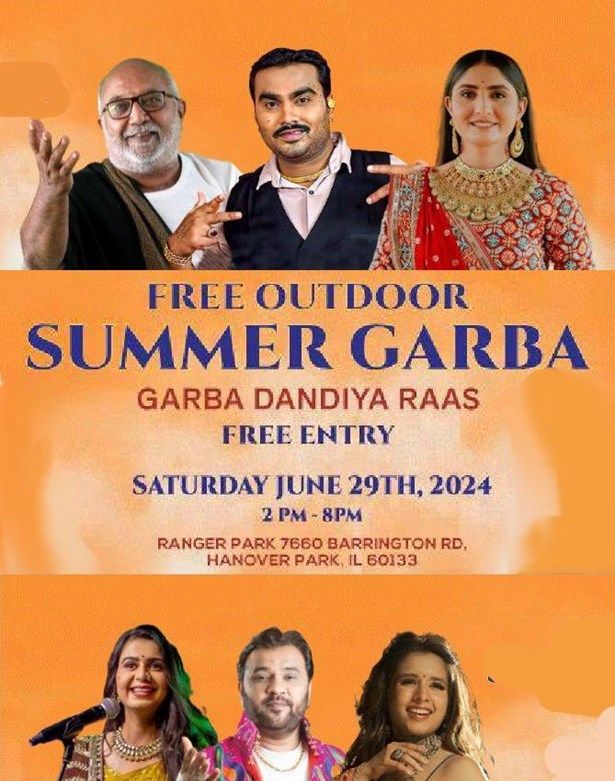 Free Outdoor Summer Garba 2024 - Playing Geeta Rabari, Kinjal Dave, Aiswarya Maj