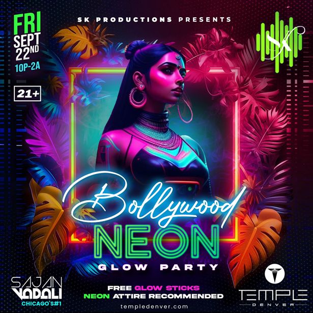Bollywood Neon Party