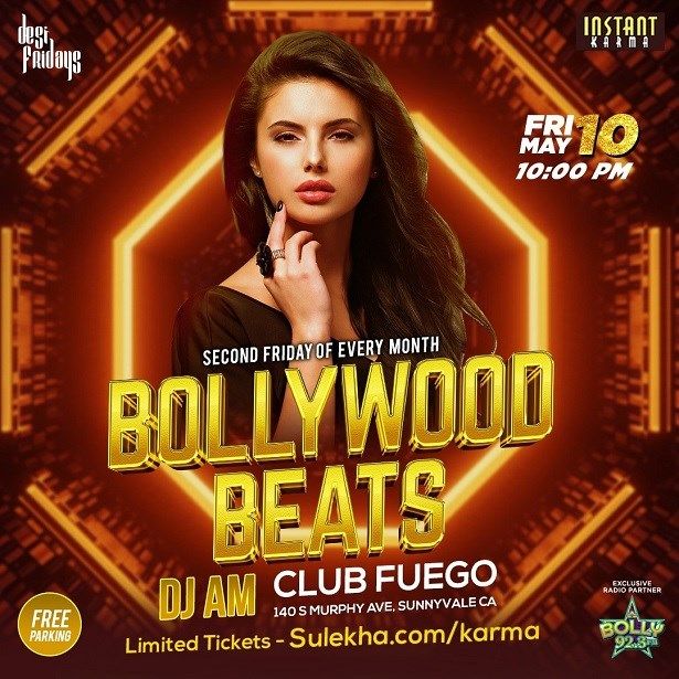 Desi Fridays Bollywood Beats Desi Party Featuring Bay Areas Dj Am