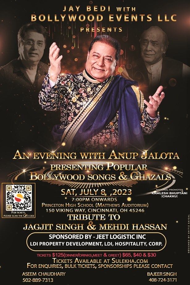 An Evening With The Maestro Anup Jalota Presenting Popular Bollywood Songs
