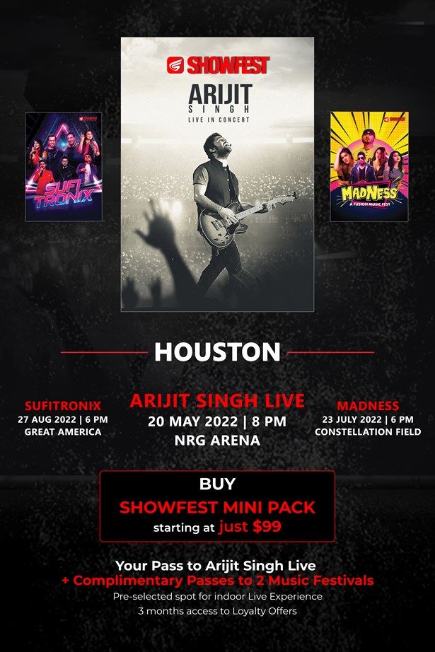 Arijit Singh Live Concert 2022 in Houston