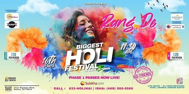 Rang De - Biggest Holi Festival 2024