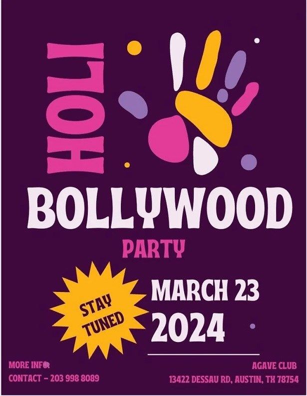 Holi Bollywood Party