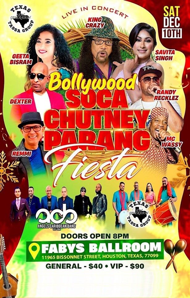 Bollywood Chutney Soca Parang Fiesta