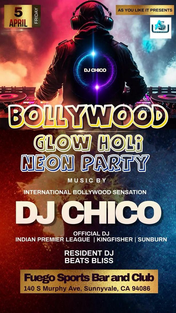 Bollywood Glow Holi Neon Party 2024