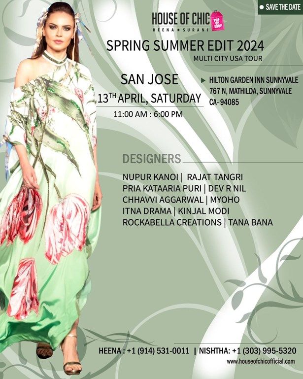 Spring Summer Edit'24 House Of Chic Presents Fashion Designers