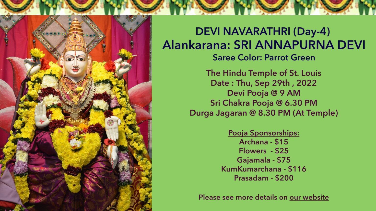 Devi Navarathri  Day 4