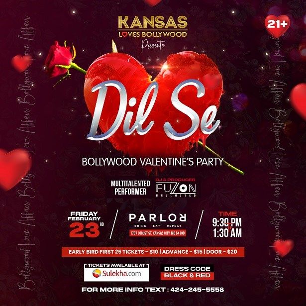 Dil Se  Bollywood Valentines Party