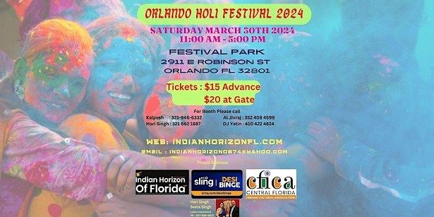 Orlando Holi Festival 2024