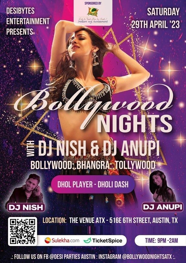 Bollywood Nights With Dj Nish & Dj Anupi