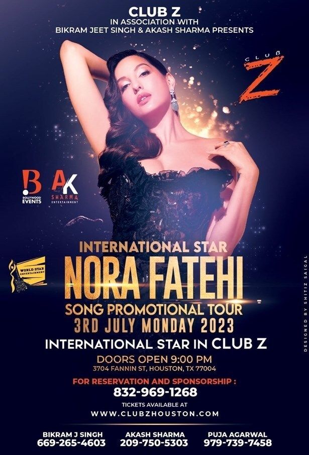 Nora Fatehi Live In Houston 2023