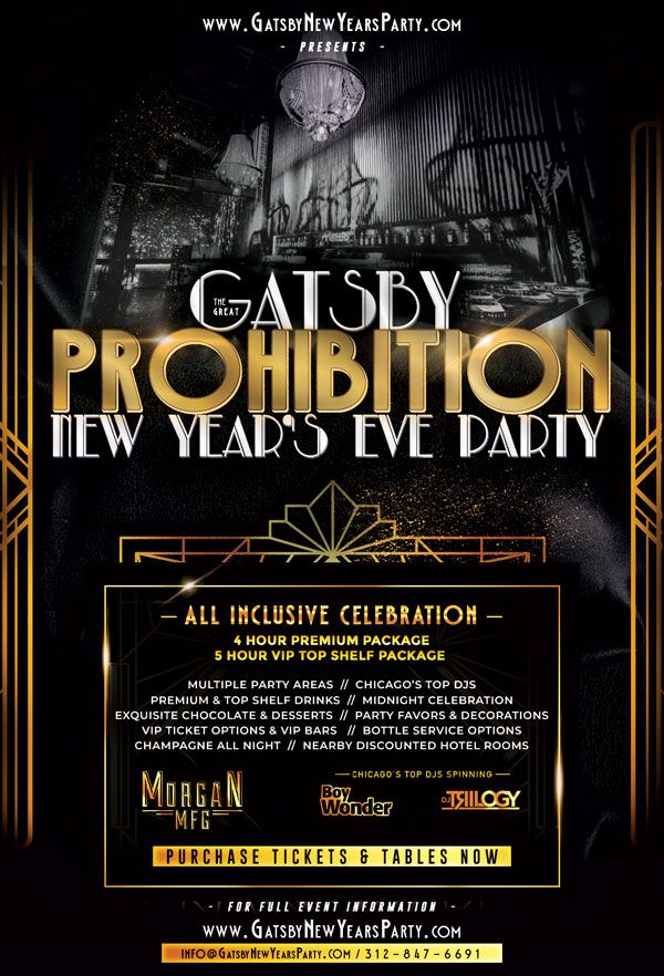 Gatsbys Prohibition New Years Eve Party 2024