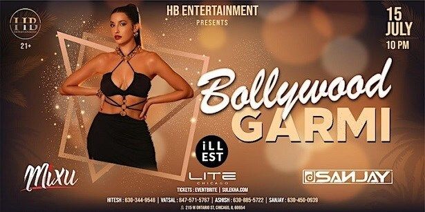 Hb Entertainment Presents: Bollywood Garmi