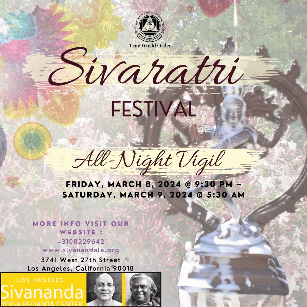 Sivaratri Celebration All Night Vigil