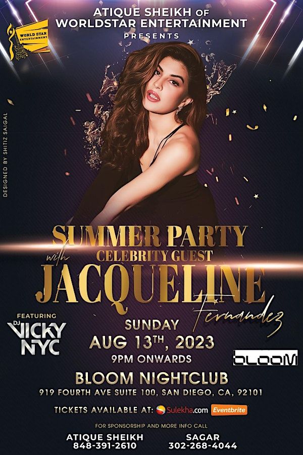 Bollywood Summer Party W/ Jacqueline Fernandez