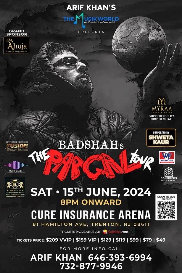 Badshah's The Paagal Tour In New Jersey