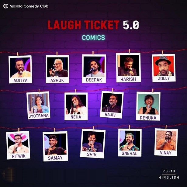 Masala Comedy Club's Laugh Ticket 5.0