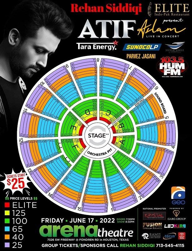 Atif Aslam Live Concert 2022 in Houston