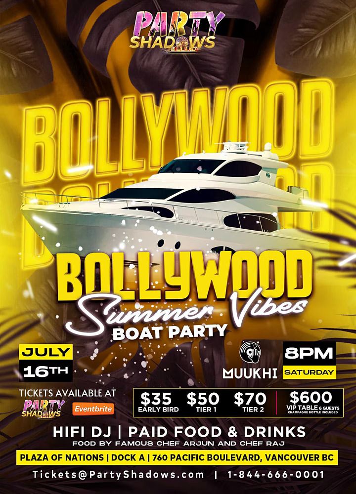 Bollywood Summer Vibes Boat Party