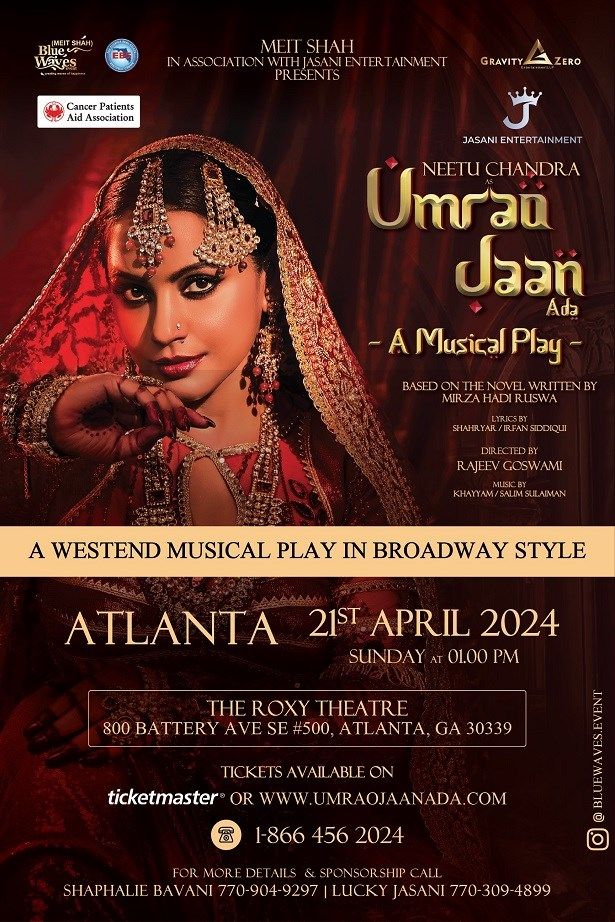 Umrao Jaan Ada  A Musical Play 2024 In Atlanta