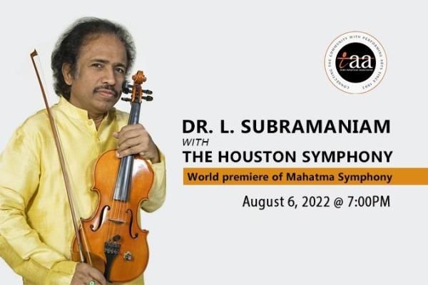 Dr. L. Subramaniam With The Houston Symphony