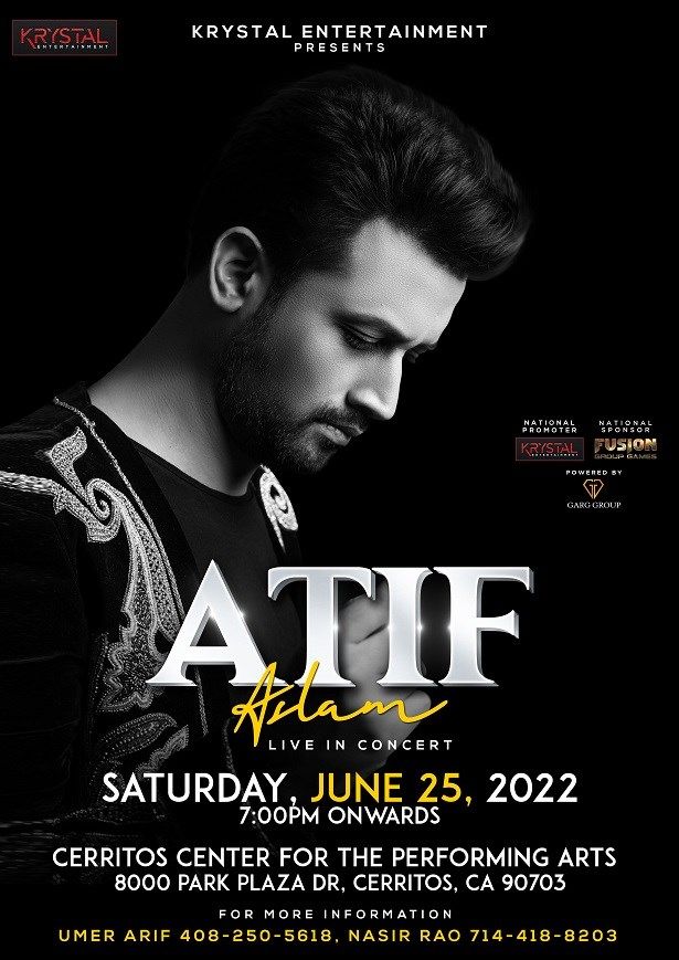 Atif Aslam Concert Live in Los Angeles 2022