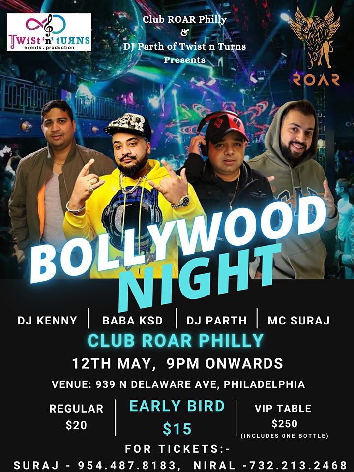 Bollywood Night At Club Roar Philly