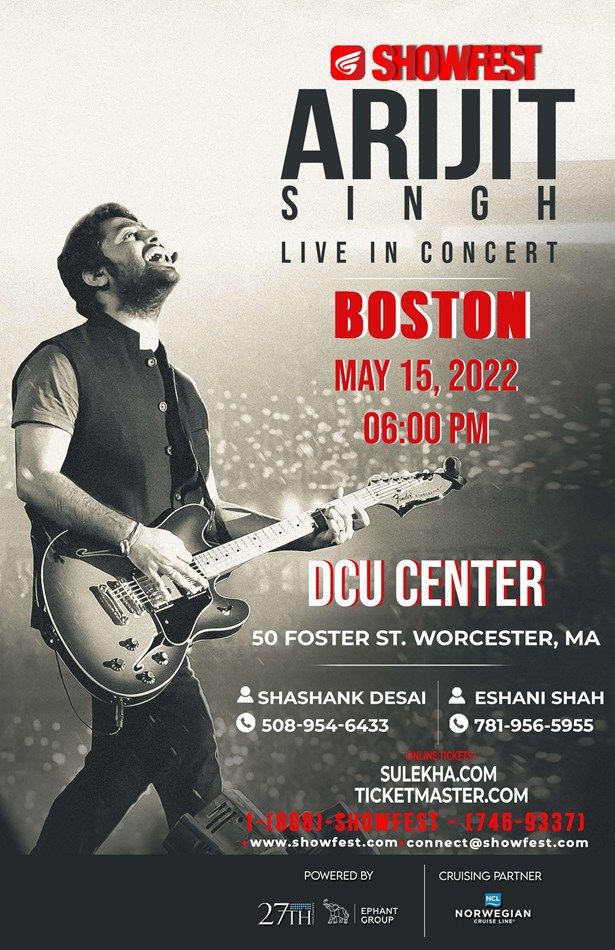 Arijit Singh Live In Concert 2022 in Boston
