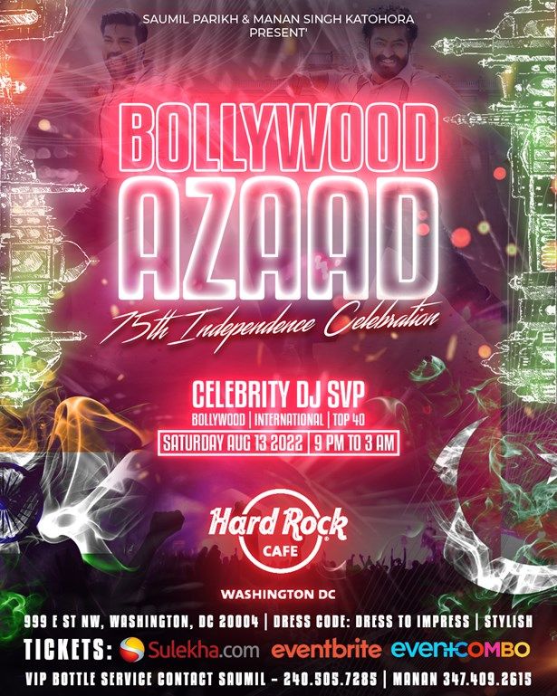 Bollywood Azaad Hard Rock Cafe