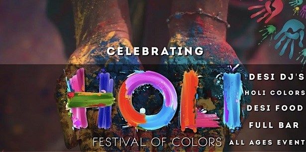 Holi Hai Celebration Colors