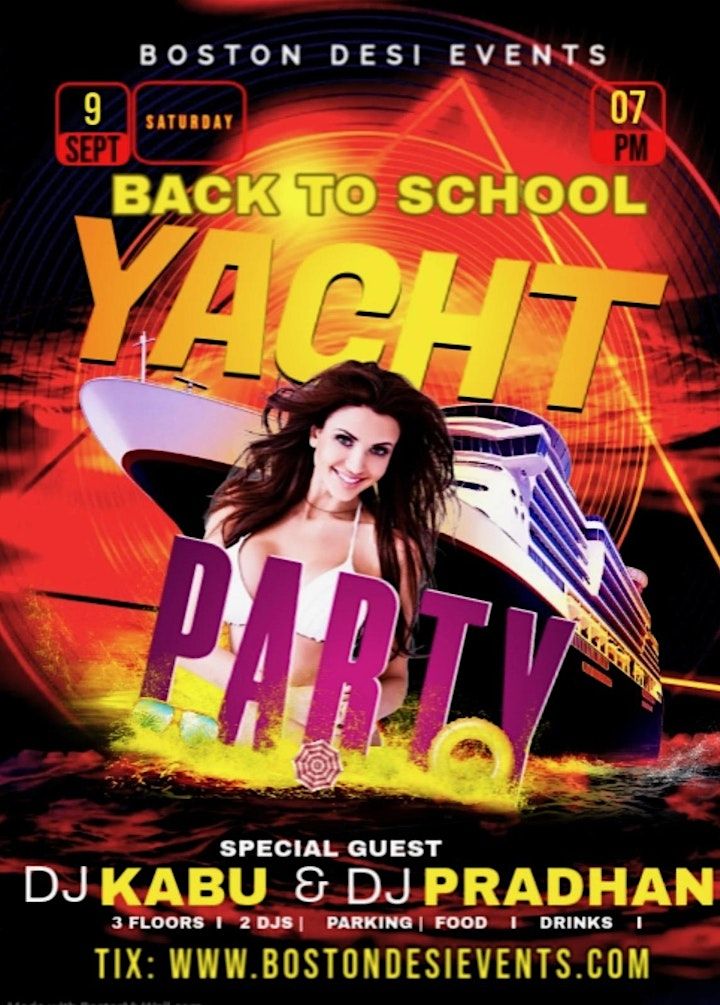 Back To School Yatch Party