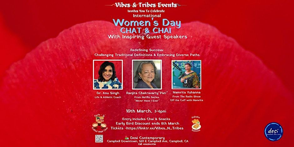 Women's Day Chat & Chai With Inspiring Speakers In Campbell Downtown