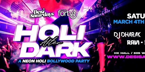 Holi After Dark Bollywood Style In Times Square Nyc